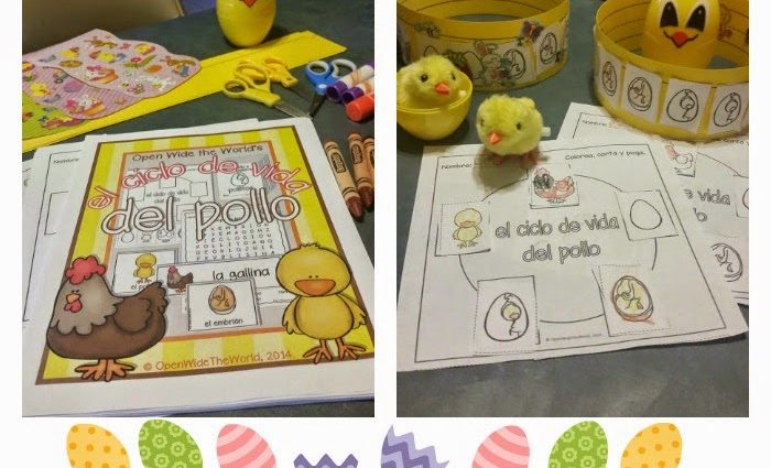 Spanish Spring Time Fun with Easter Eggs, and Learning about the Life ...